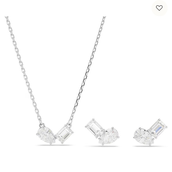 Swarovski necklace and earrings set - Picture 1 of 6